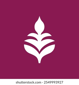 Modelo de logotipo de flor abstrato Design