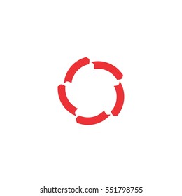 abstract flower logo vector