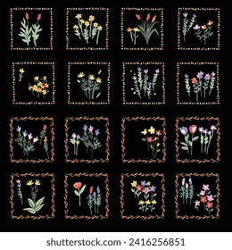 Material de flores abstractas ideal para el diseño textil,