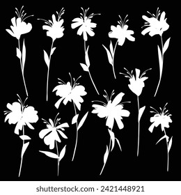 Abstract flower material ideal for textile design,