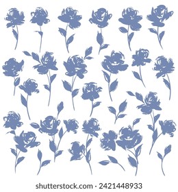 Abstract flower material ideal for textile design,