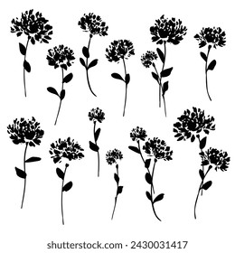 Abstract flower material ideal for textile design,