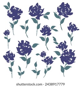 Material abstracto de la flor ideal para el diseño textil,