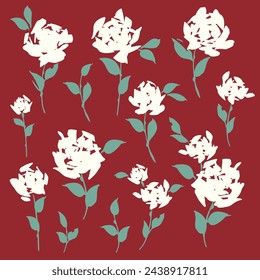Material abstracto de la flor ideal para el diseño textil,