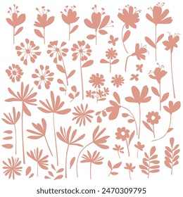 Abstractas material floral ideal para el diseño textil,