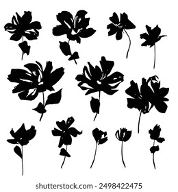Abstract flower material ideal for textile design,