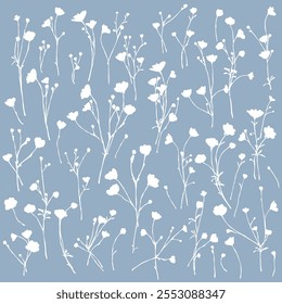 Abstract flower material ideal for textile design,