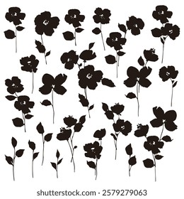 Abstract flower material ideal for textile design,