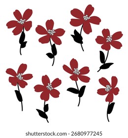 Material floral abstrato ideal para o design têxtil,