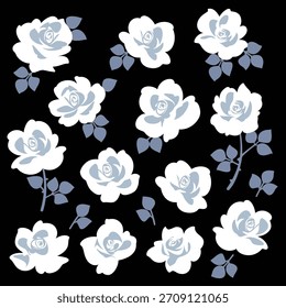 Abstractas material floral ideal para el diseño textil,