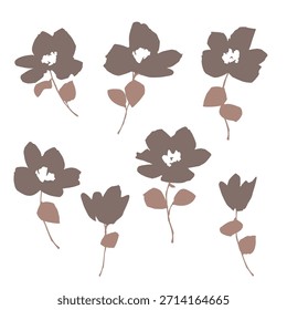 Abstractas material floral ideal para el diseño textil,