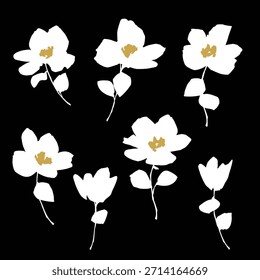 Abstractas material floral ideal para el diseño textil,