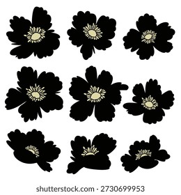 Abstract flower material ideal for textile design,