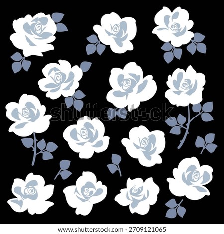Abstract flower material ideal for textile design,