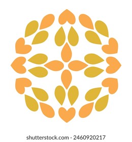 Abstract flower. natural element for design.
