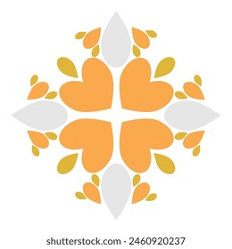 Abstract flower. natural element for design.