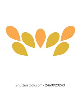 Abstract flower. natural element for design.