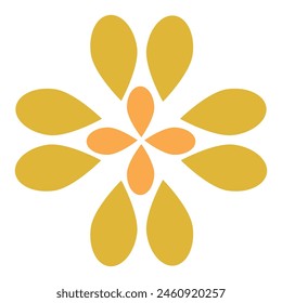 Abstract flower. natural element for design.