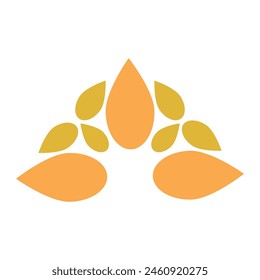 Abstract flower. natural element for design.