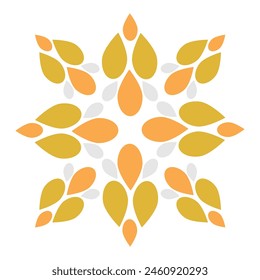 Abstrakte Blume. Natürliches Element für Design.