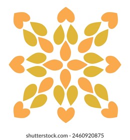 Abstract flower. natural element for design.