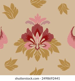 Abstract Flower, Navajo Native American Indian, Ethnic, tribal, traditional, pattern design for carpet, print, wrap, decorative, illustration 

