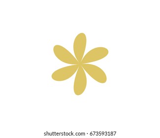 Abstract flower ornament logo VI