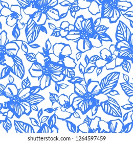 Abstract flower pattern.