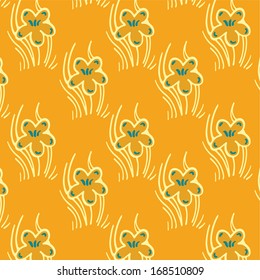 Abstract flower pattern.