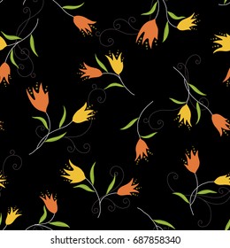 Abstract flower pattern