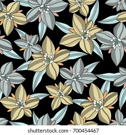 Abstract flower pattern