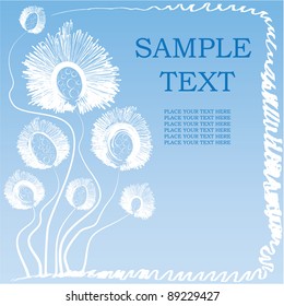 abstract flower pattern