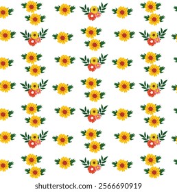 abstract flower pattern  with background