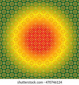 Abstract flower pattern background