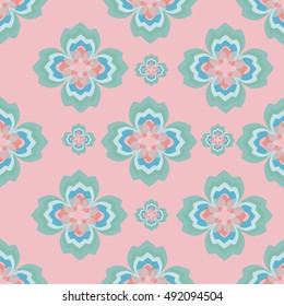 Abstract flower pattern for background