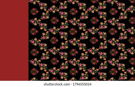 abstract flower  pattern background design