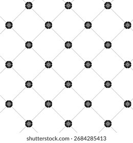 Fundo abstrato do padrão da flor, padrão geométrico sem emenda, padrão geométrico da grade