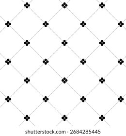 Fundo abstrato do padrão da flor, padrão geométrico sem emenda, padrão geométrico da grade