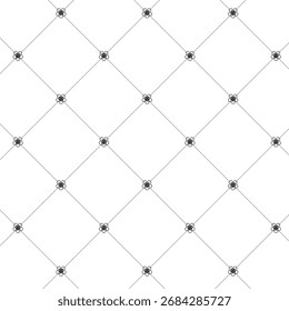 Abstract flower pattern background, Geometric seamless pattern, Geometric grid pattern