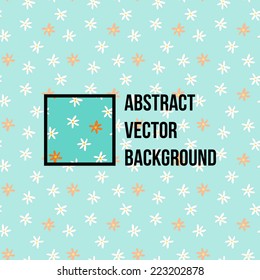 abstract flower pattern background, Vector graphic