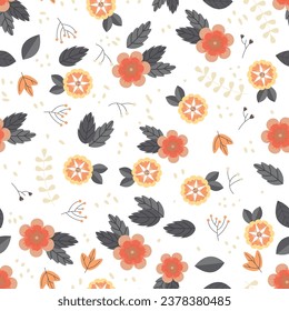 Abstract flower pattern background.  Vector illustration. Abstract background.