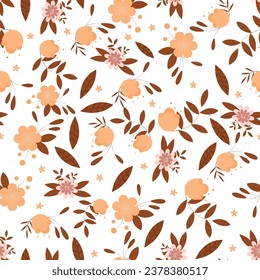 Abstract flower pattern background. Vector illustration. Abstract background.