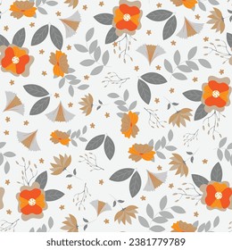 Abstract flower pattern background. Vector illustration. Abstract background.