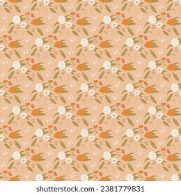 Abstract flower pattern background.  Vector illustration. Abstract background.