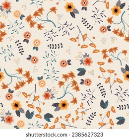 Abstract flower pattern background. Vector illustration. Abstract background.