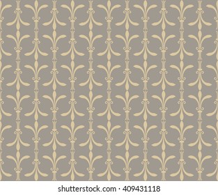 Abstract Flower Pattern background. Vector ornament pattern