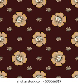 Abstract Flower pattern background. Vector texture Floral backgrounds.