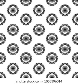 Abstract flower pattern. Can be used for wallpaper, pattern fills, textile, web page background, surface textures, Image for advertising booklets, banners.