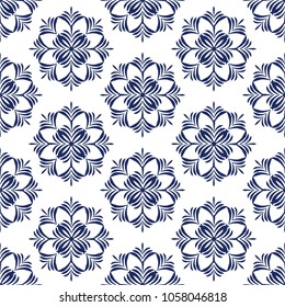 Abstract flower pattern. Can be used for wallpaper, pattern fills, textile, web page background, surface textures, Image for advertising booklets, banners.
