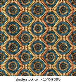 Abstract flower pattern. Can be used for wallpaper, pattern fills, textile, web page background, surface textures, Image for advertising booklets, banners.
